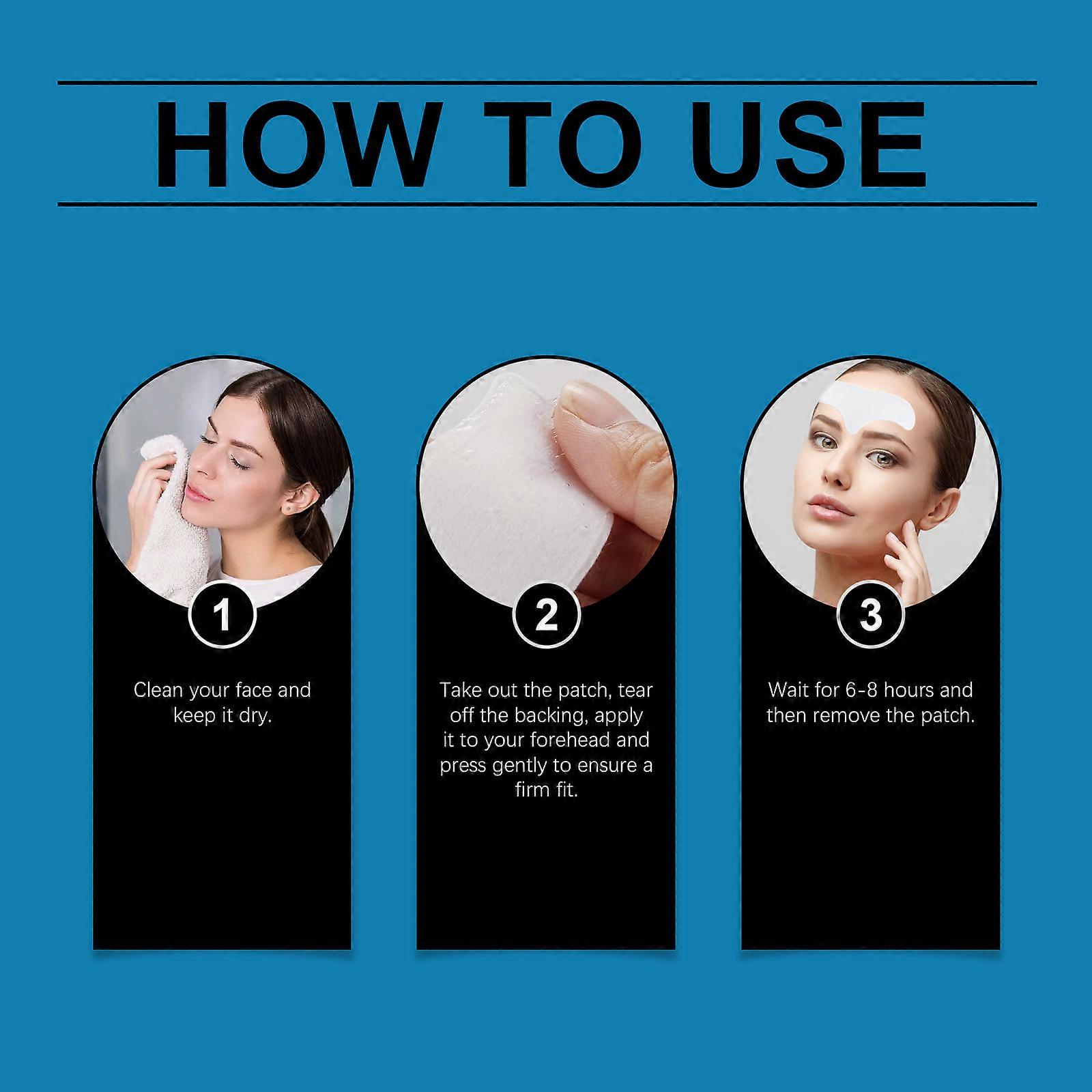 EELHOE Firming And Moisturizing Forehead Patch, Reduces Fine Lines On The Forehead. Nourishing, Moisturizing And Firming Skin Daily Care Patch