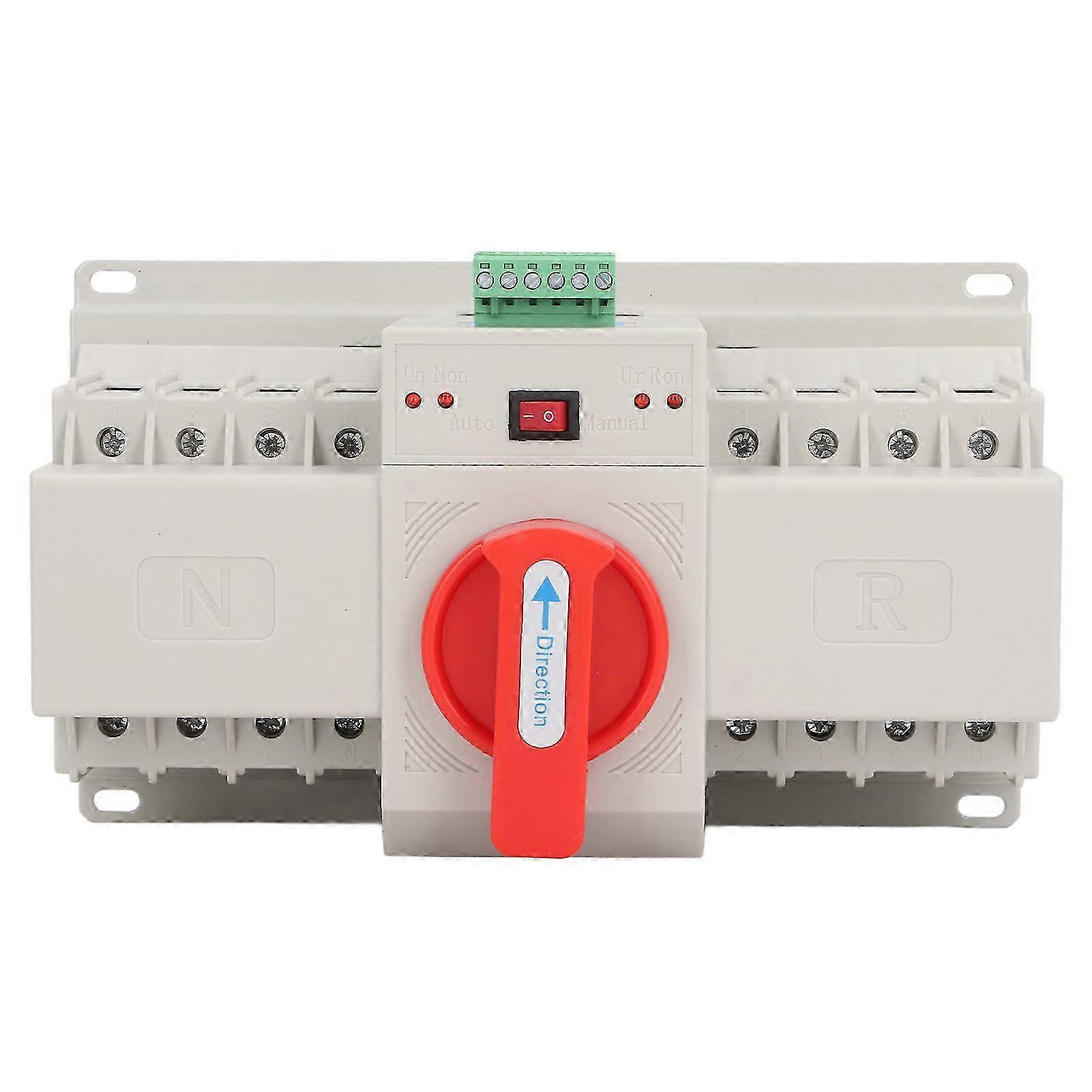 Dual Power Automatic Transfer Switch 400V 4P ATS CB Type Mini Changeover for Household PV 125A Edition 1104