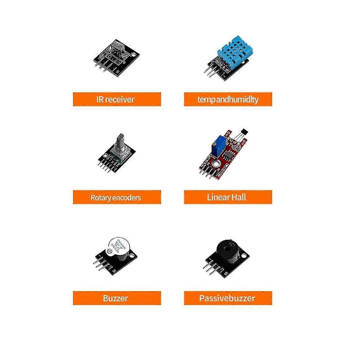 For 24in 1 Sensors Modules Kit For Sensor Kit 24 Entry-level Sensors