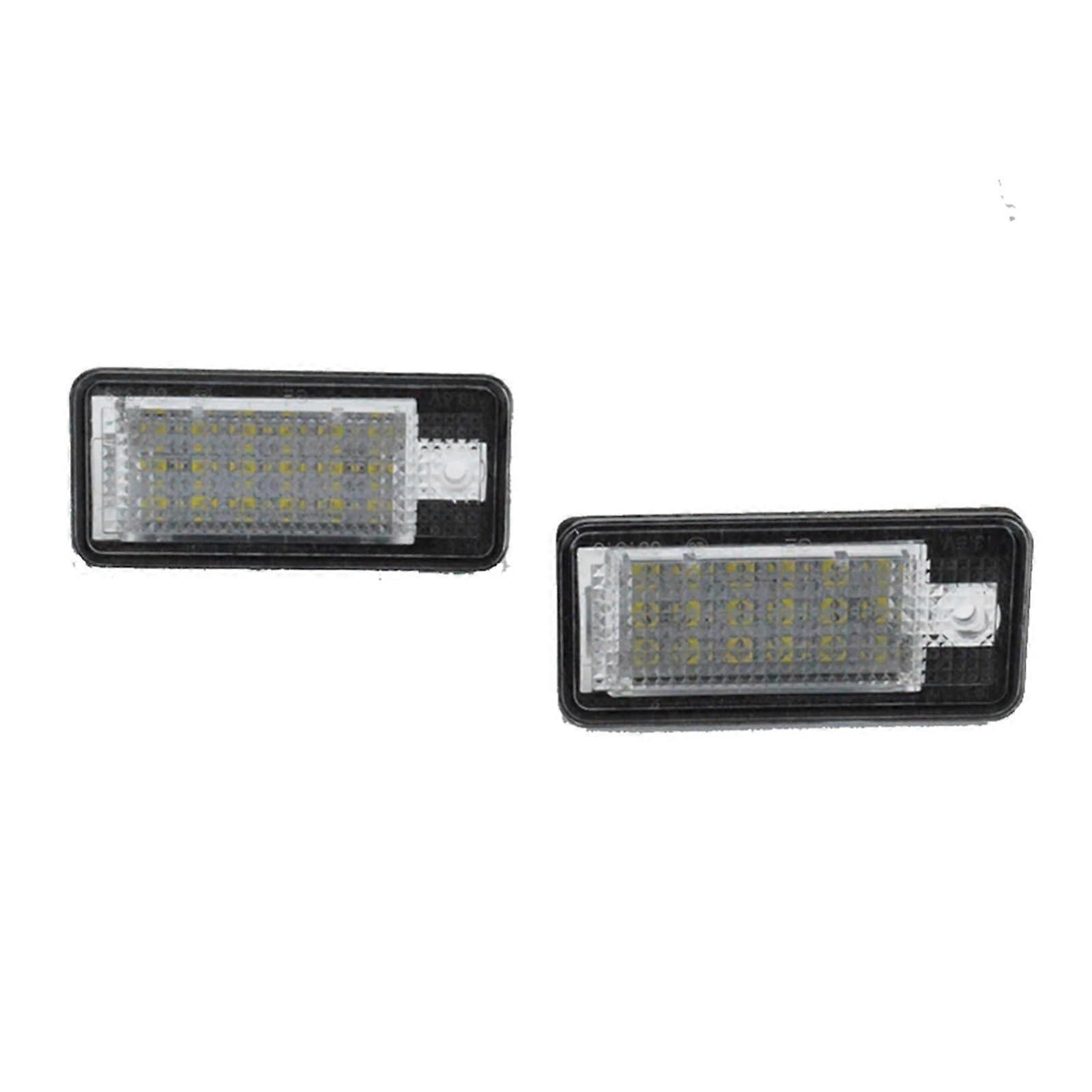 Number Plate Lights for A3 S3 A4 S4 B6 A6 S6 A8 S8 LED License Plate Lights 2Pack