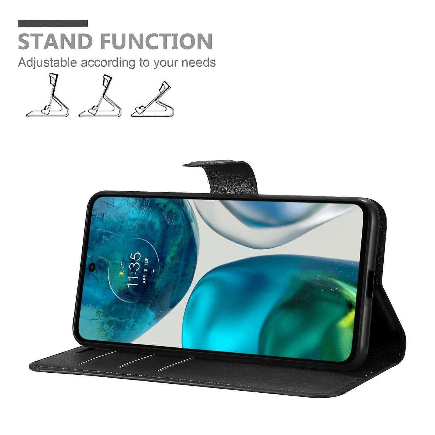 Θήκη Motorola MOTO G52 4G / G82 5G - Προστατευτική θήκη με υποδοχές κάρτας και λειτουργία βάσης