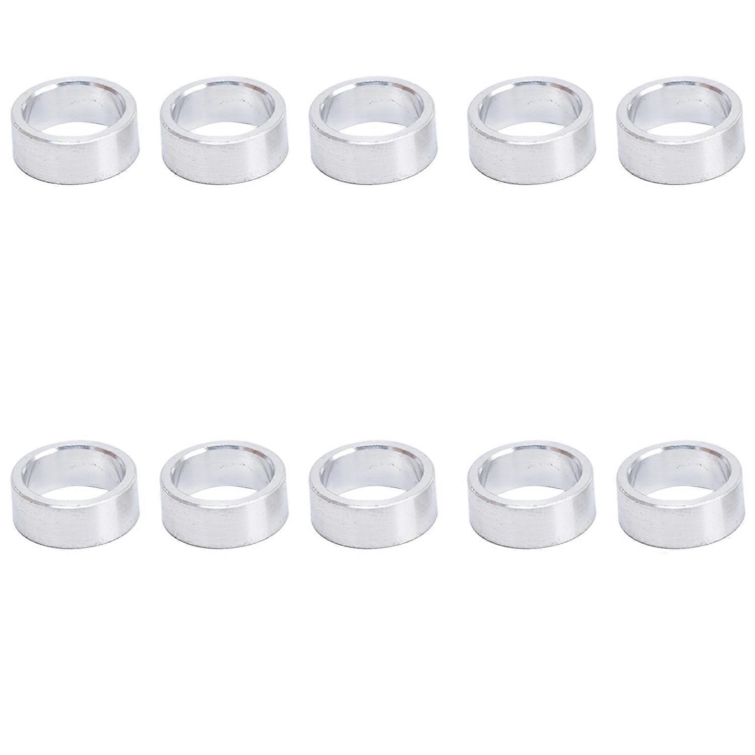 10Pcs Aluminum Alloy Spacer Round Unthreaded Standoff Support Fittings Outer Diameter 10mm4mm