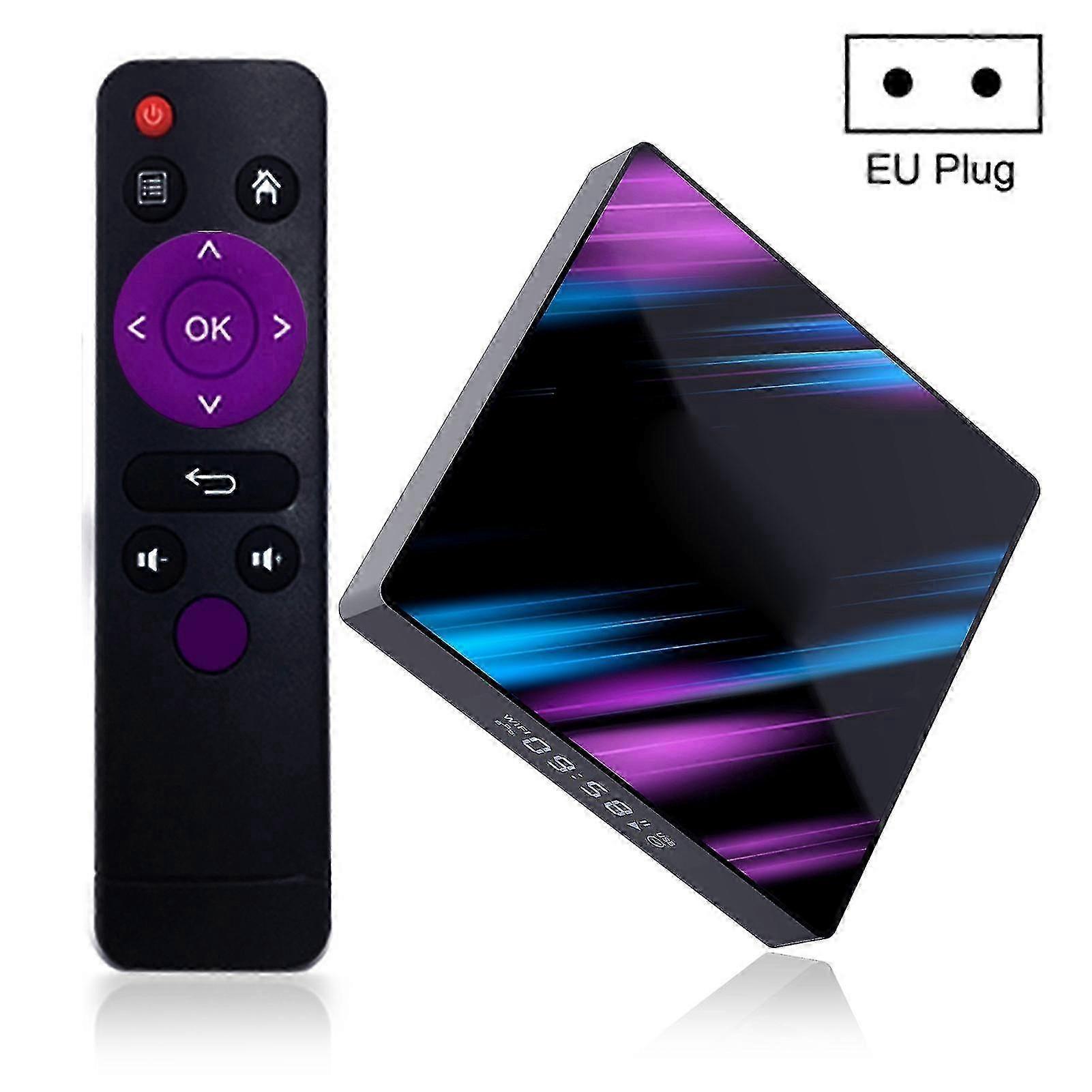 2G+16G H96 Max V11 TV Box EU Plug 100-240V