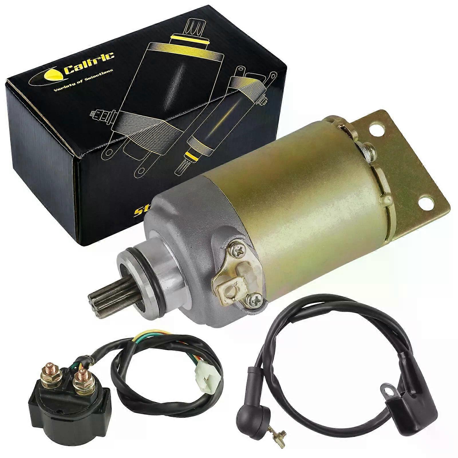 Starter & Relay Solenoid for Polaris Sawtooth 200 Quad 2006 2007 Atv New NO.58538