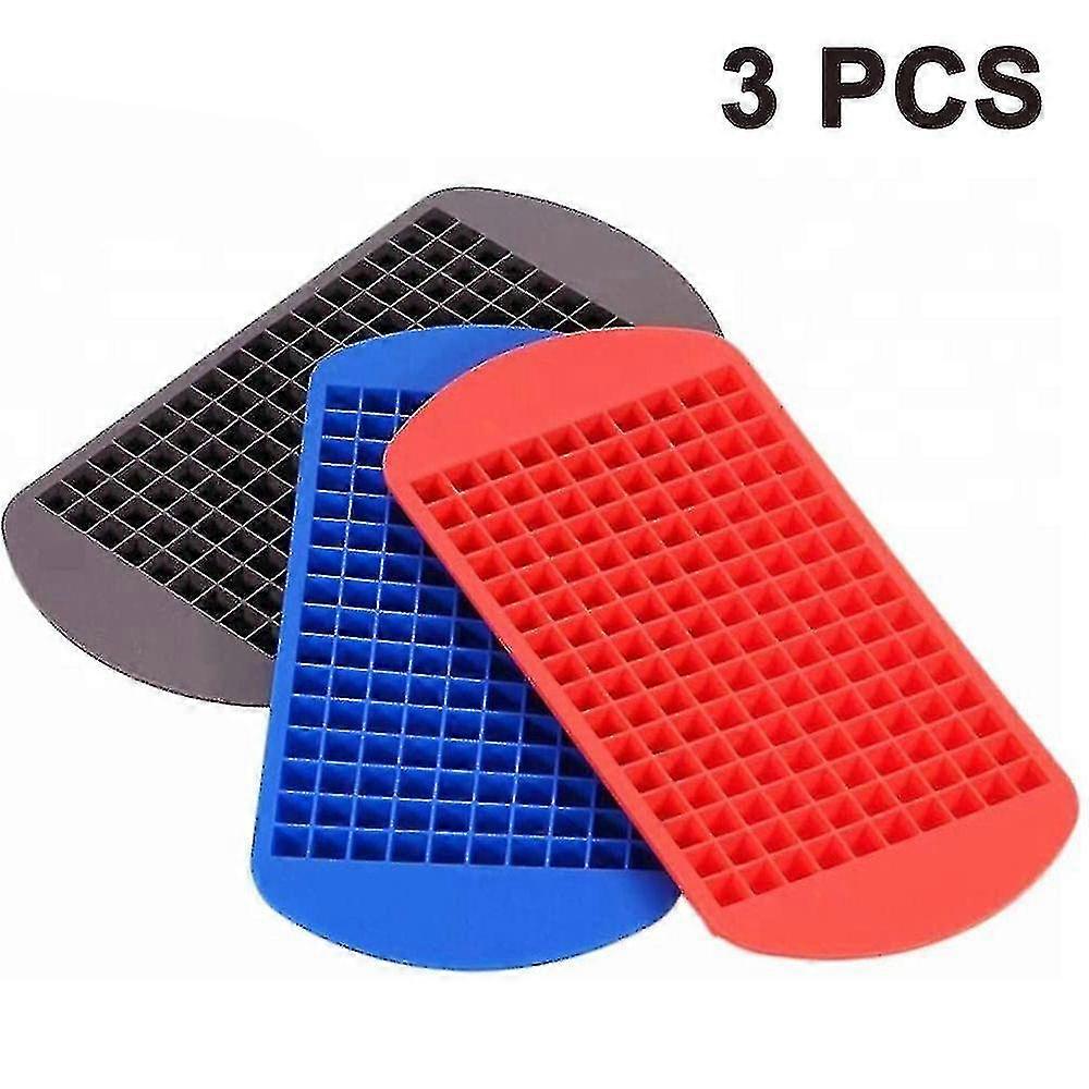 Silicone Mini Ice Cube Tray with Easy Release - 160 Small Ice Cube Molds (New Arrival)