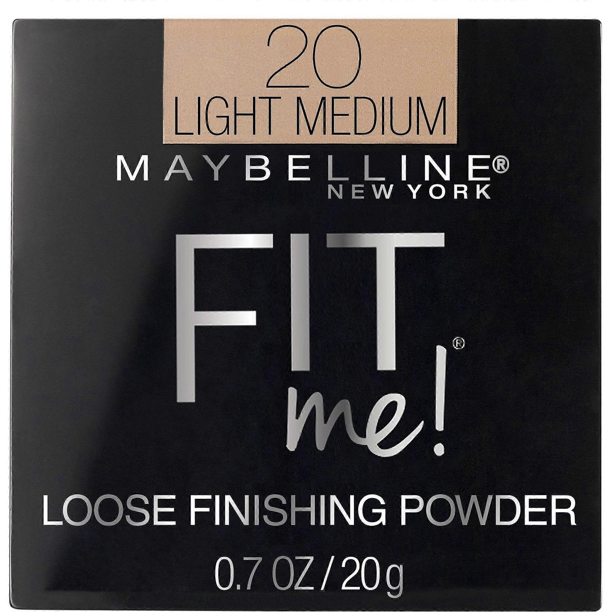 Maybelline Fit Me Loose Powder, 20 Light Medium, 0.7 Oz