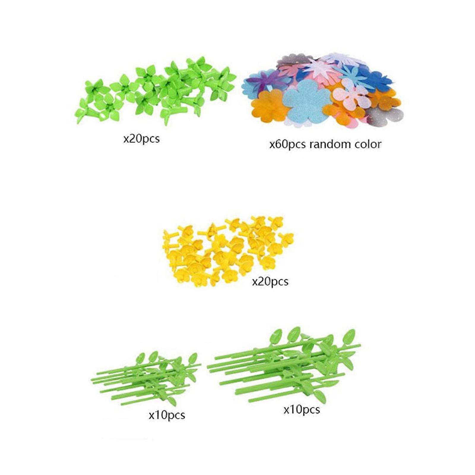 Children Fabric Flower Bouquet Press Machine Toy With Easy Use Design For Handmade Art Craft Flower Creation Supply Multicolor