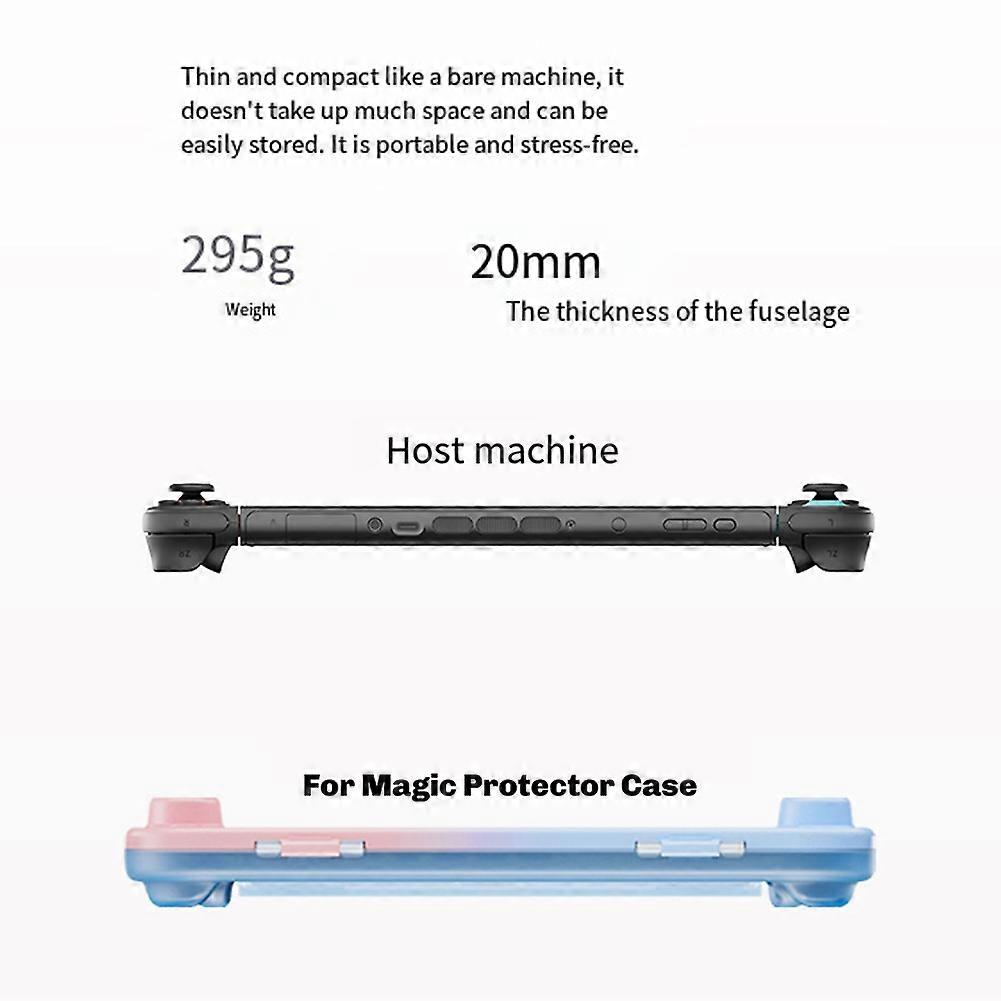 For Nintendo Switch 2 Protective Case Ultra-Thin Hard Shell Case for NS2 Gamepad Accessories Blue&Pink Gradient