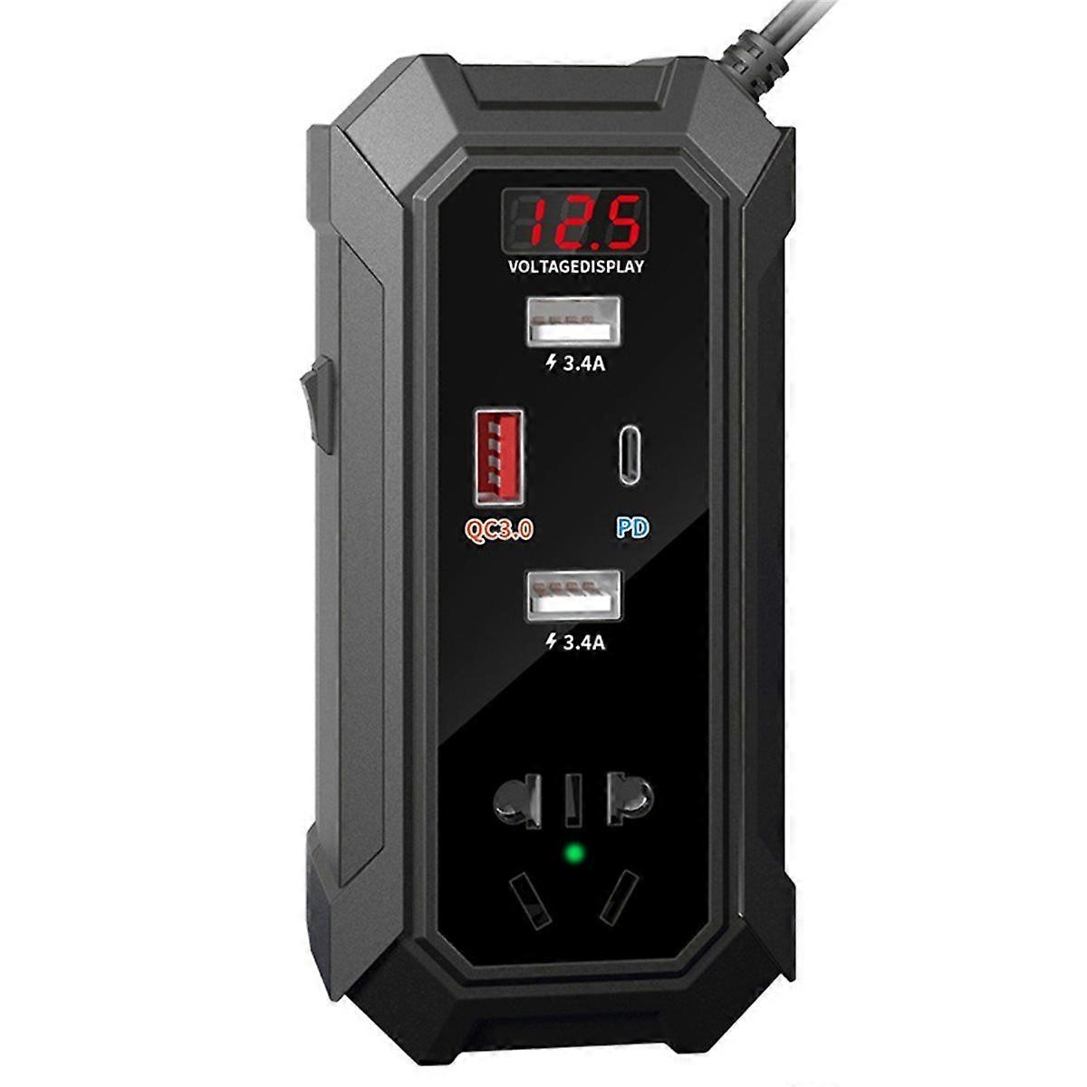 Simplified Vehicle Power Supply Reliable Conversion of DC12/24 Volts Into Usable Alternating Curren