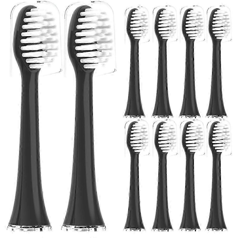 Sonic Toothbrush Replacement Brush Heads Compatible with Zahnheld Models, Soft Bristles, Standard Size