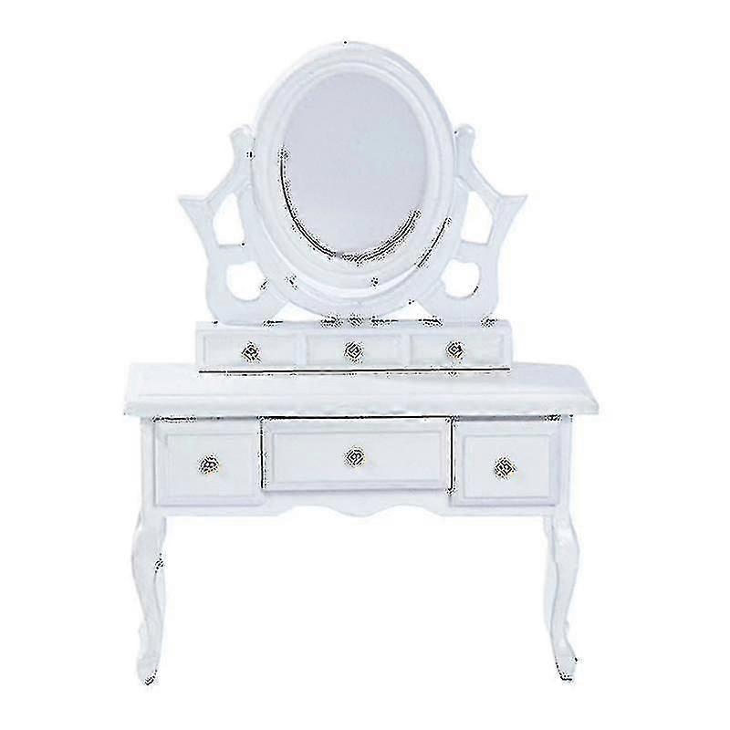 Pretend Pay Kid Vanity Tabe met spiegel make-up ing Tabe met lade - wit