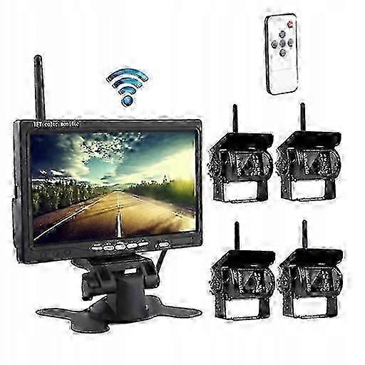 Monitor 7 Bus Tir Reversing Camera×4 Wifi 12/24v