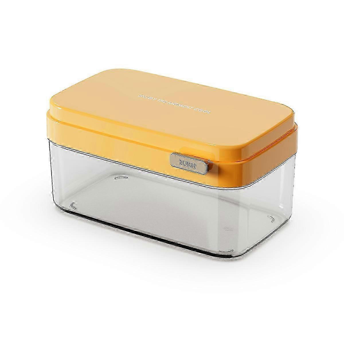 Easy Release Ice Cube Tray with Lid and Bin for Freezer