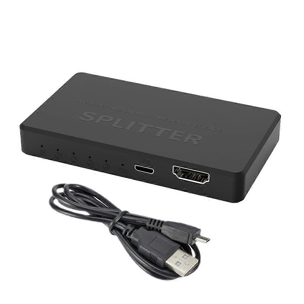 HDMI Splitter 1 in 4 Out, 4K Audio Video Distributor Bo, L2Z4