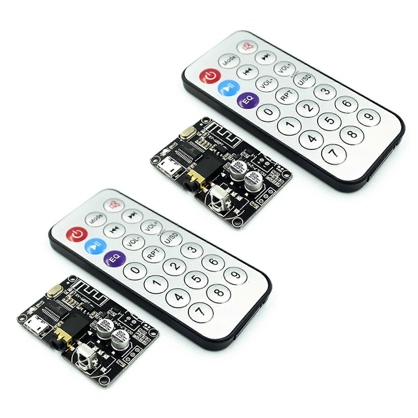 2X Bluetooth Audio Receiver Board Bluetooth 5.0 Mp3 Lossless Decoder Board Wireless Stereo Music Mod