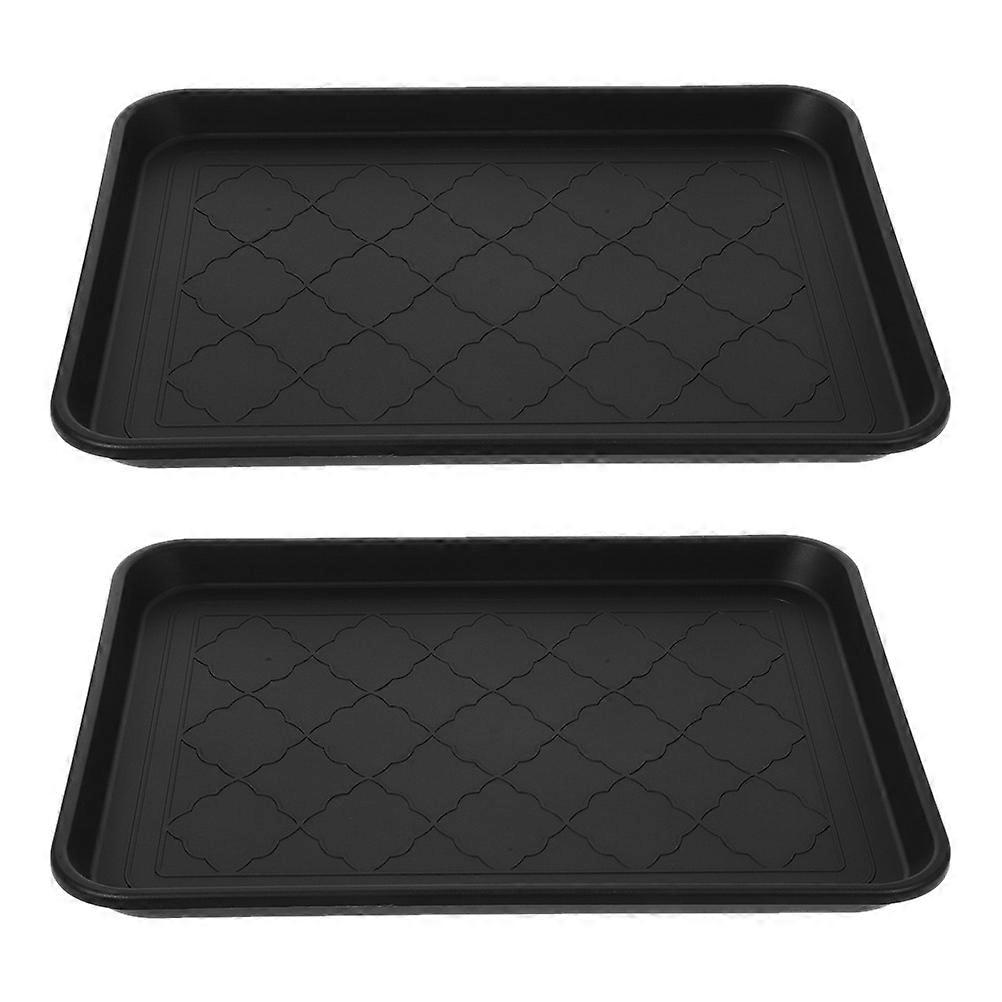 Boot Tray Plastic Shoe Storage Tray for Storage 2Pcs Multi-Functional Boot Mat