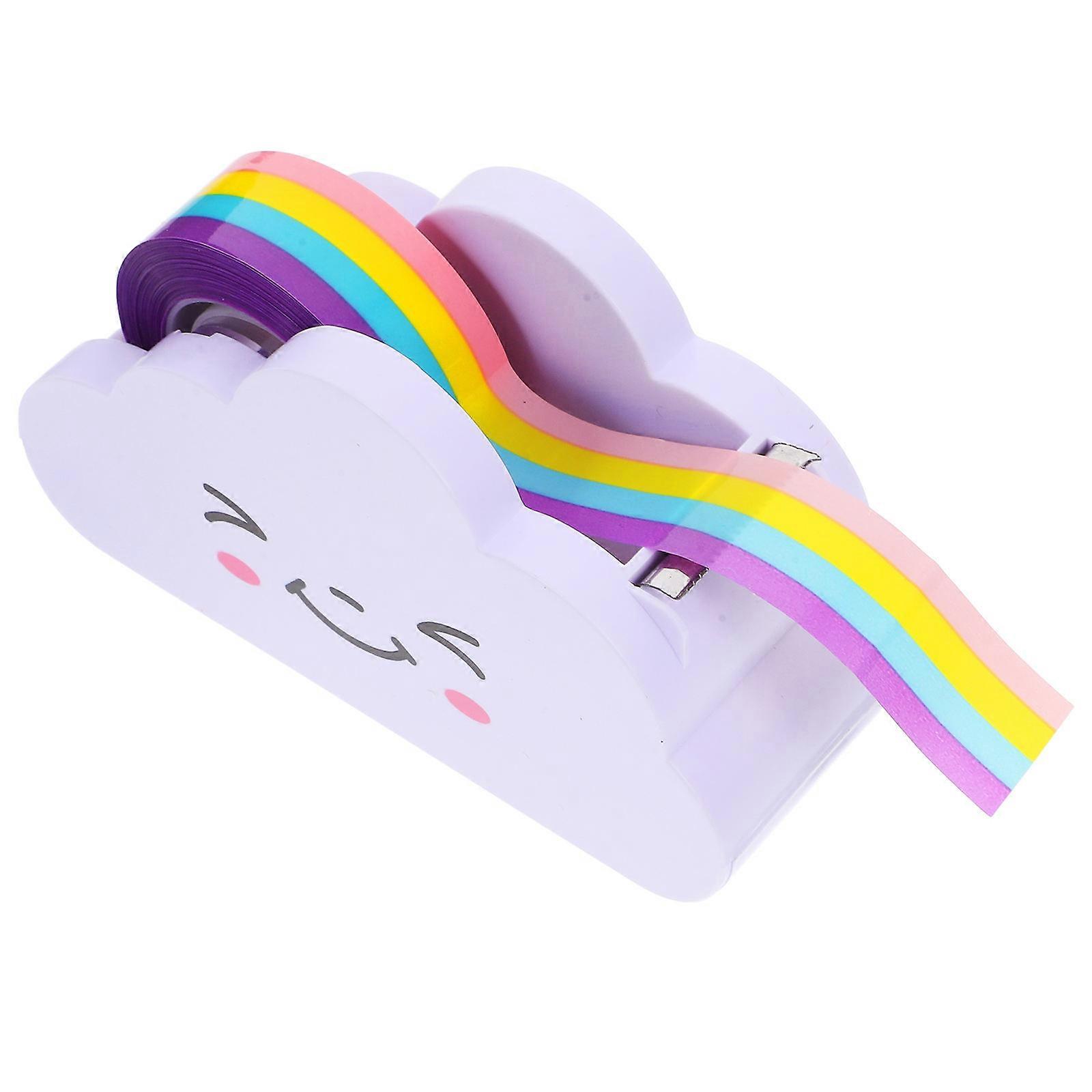 Cute Cloud Tape Dispenser for DIY Projects with Multicolor Tape