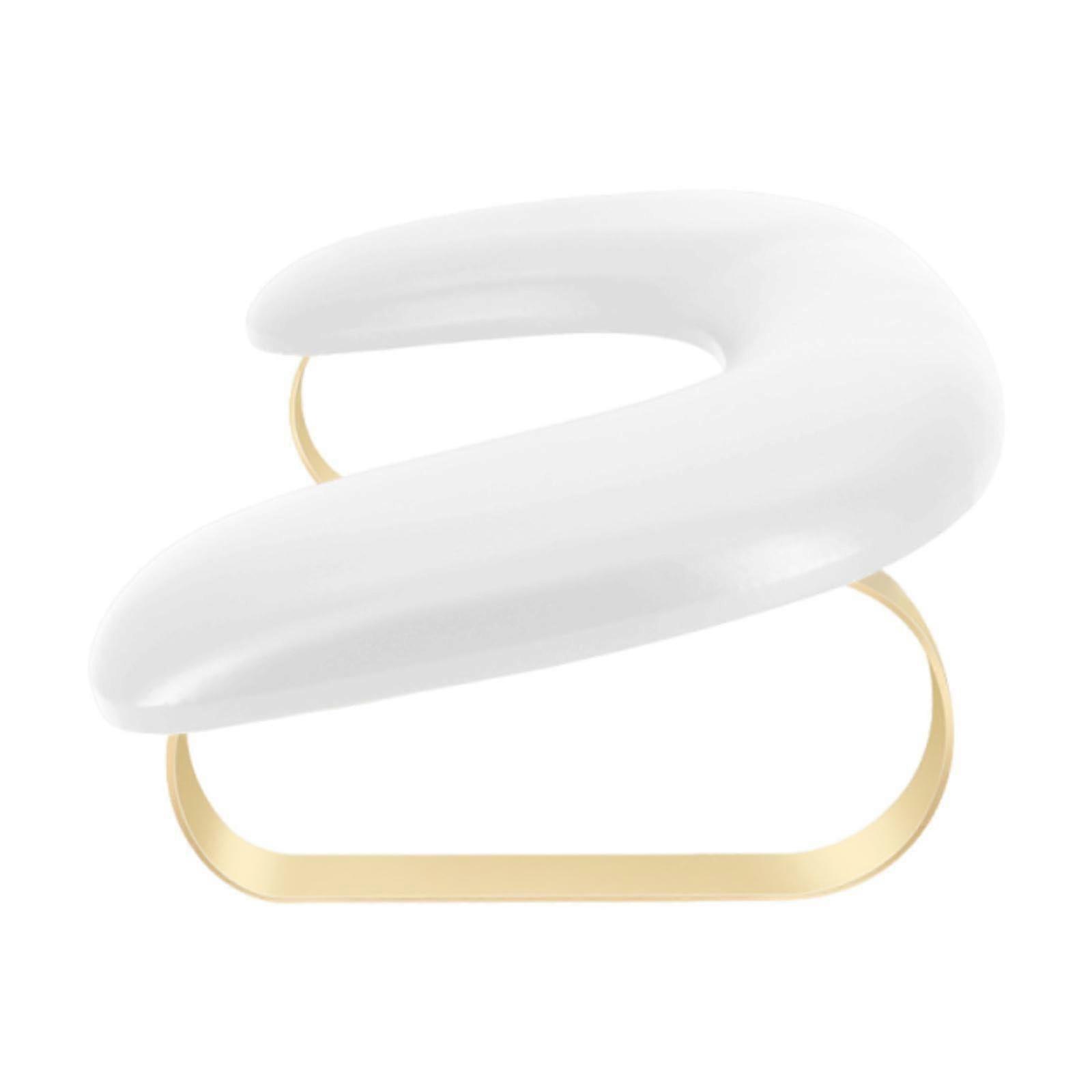 Ergonomic Nail Hand Rest UShape Manicure Arm Rest Stand with Detachable Breathable Leather Surface