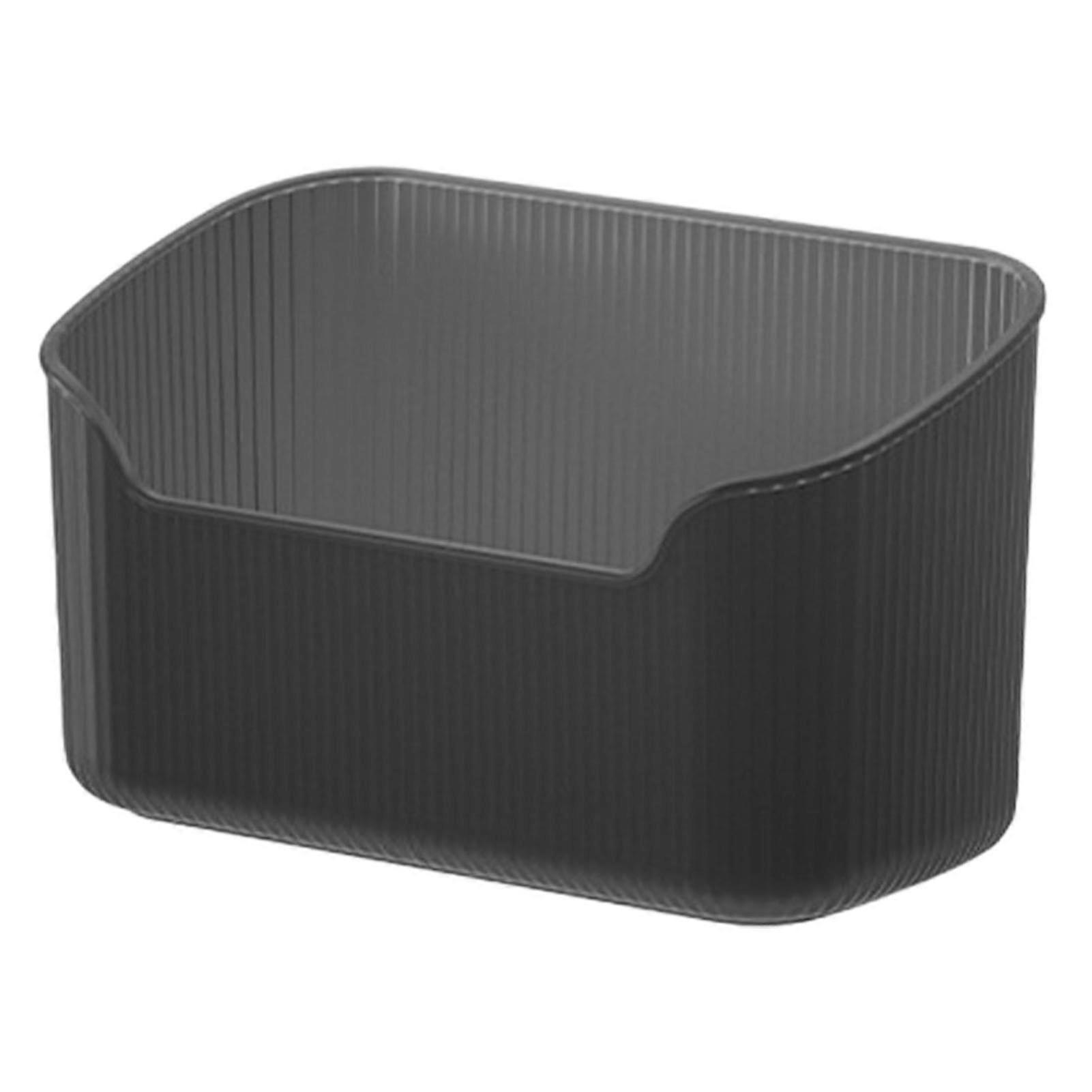 Makeup Organizer Cosmetic Storage Box with Large Capacity and Rounded Corners for Bathroom Countertop