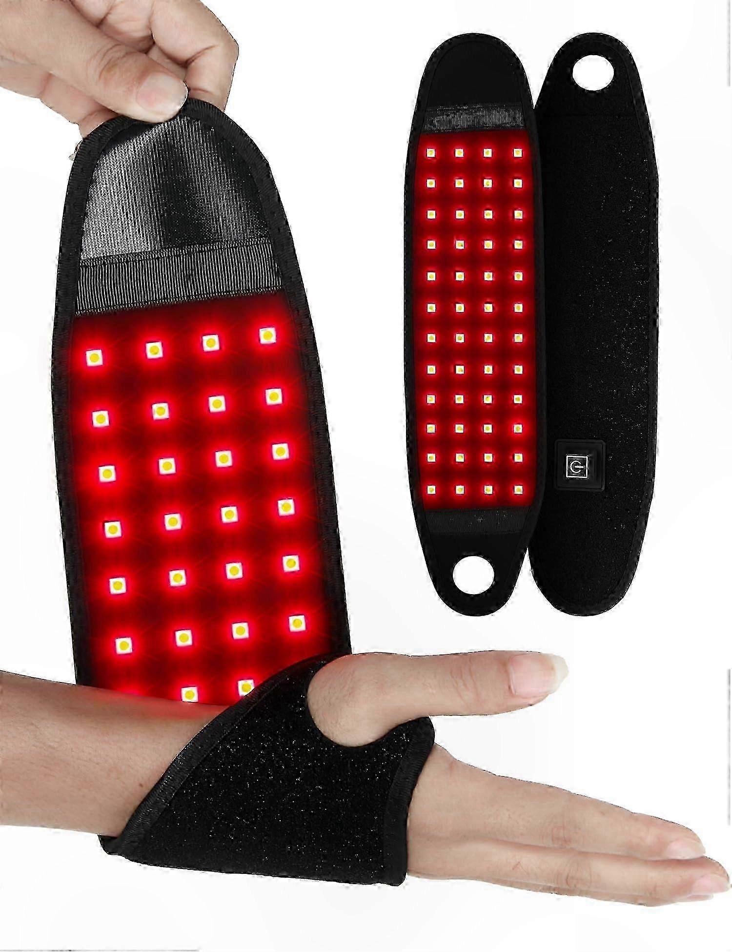 Therapy Wrist Wrap with Red and Infrared Light for Hand and Wrist Support