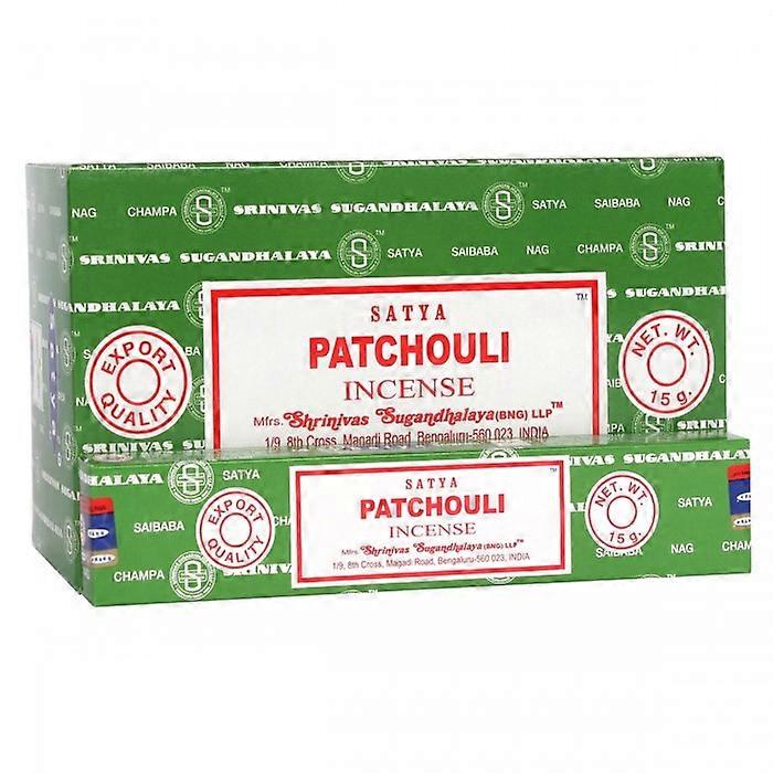 Satya Patchouli Räucherstäbchen (Packung mit 120 Stück)