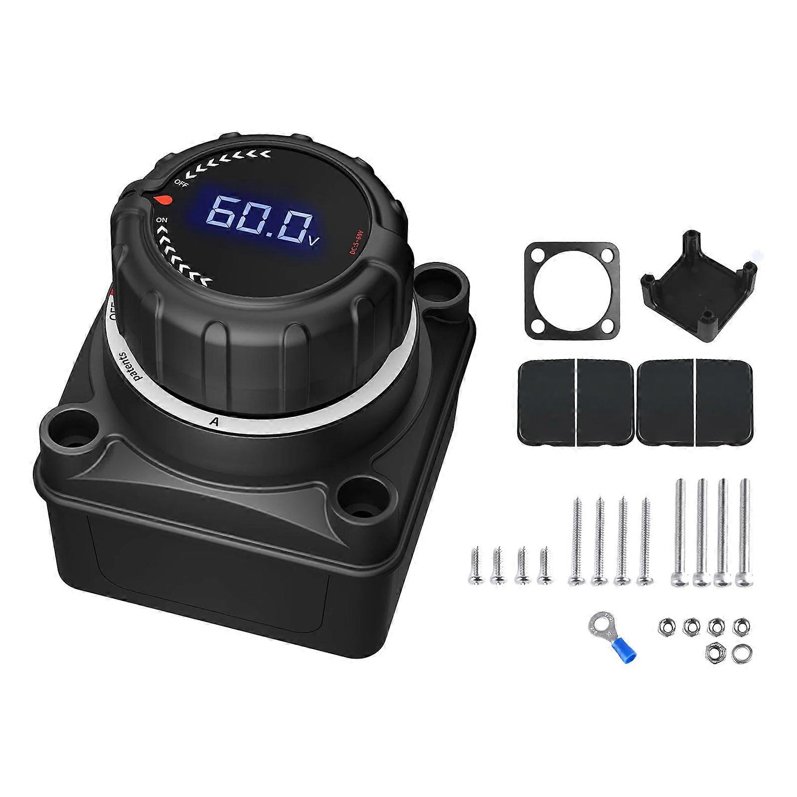 High Current 300A Switches Digital Display For Battery Protection Preventing Overcharge In Vehicles Solar Systems Motorhome Multicolor