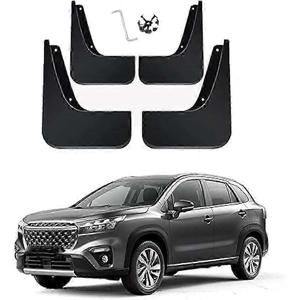 Car Mud Flaps Fender Set for Suzuki S-Cross III 2022, Splash Guard, Dustproof, Scratch-Resistant, No Drilling Required