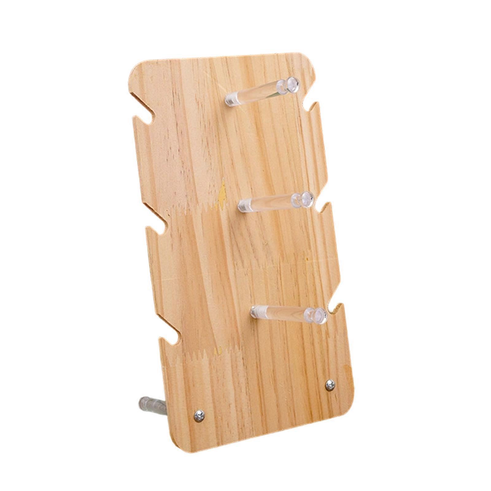 Multi Functional Sunglasses Storage Bracket Rack Optical Frame Stand Organiser Solid Wood Build Practical Use Multicolor