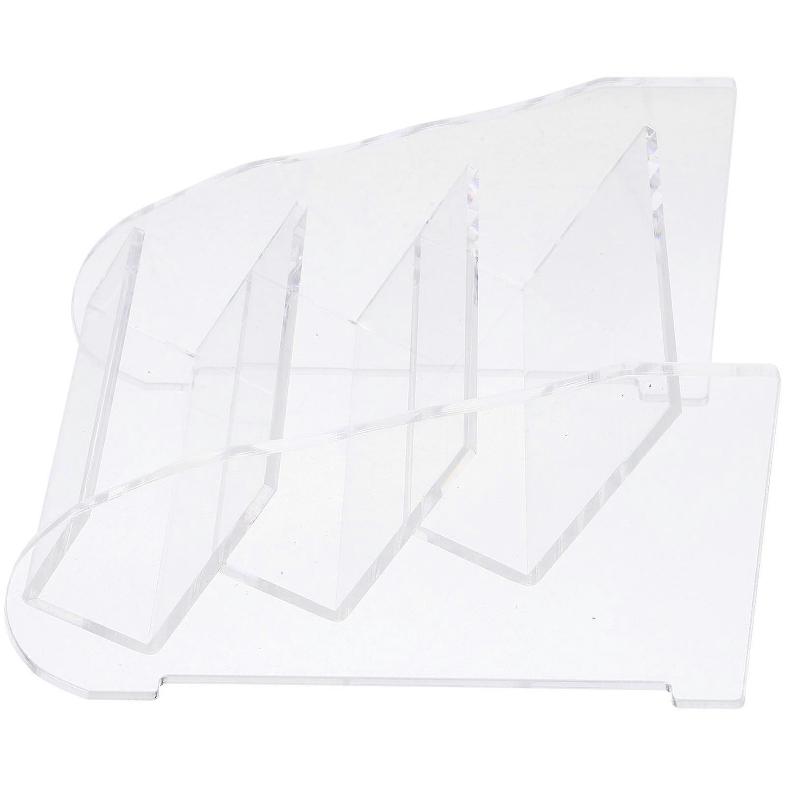 Business Card Holder Desk Desk Business Card Holder Business Card Holder For Desk Acrylic Business Card Holder 3-tier Clear Display Stand For Desk