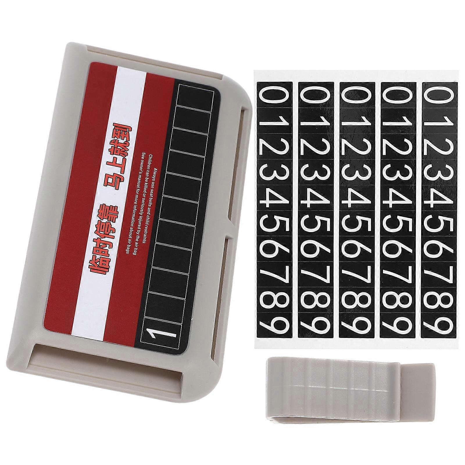 차량용 햇빛가리개 수납 정리함/임시 주차 홀더