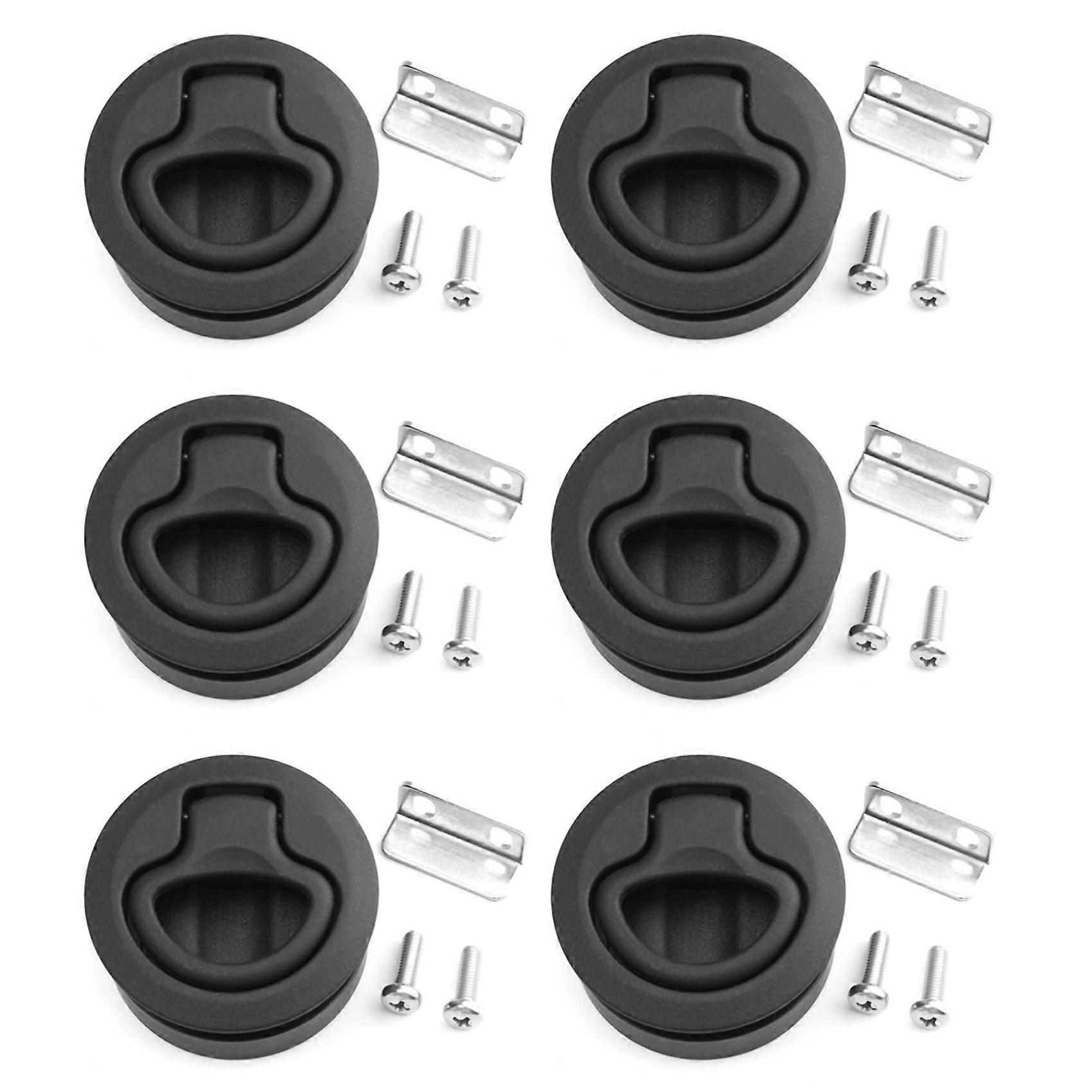 6X Slam Latch Hatch Round Pull Latch 1/2 Inch Door Replace M1-63 RV Marine