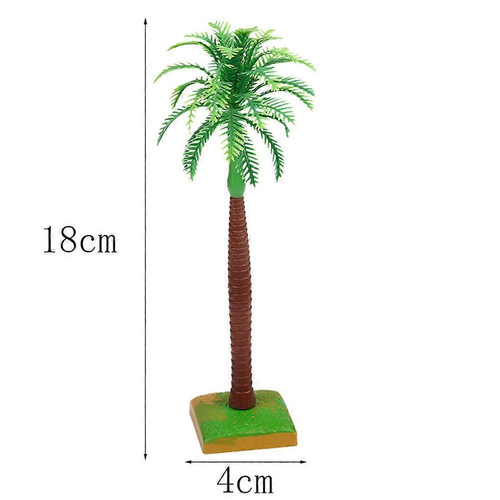 Tree Cake Decor for Decoration 5Pcs Mini Coconut Tree Cake Picks for Parties