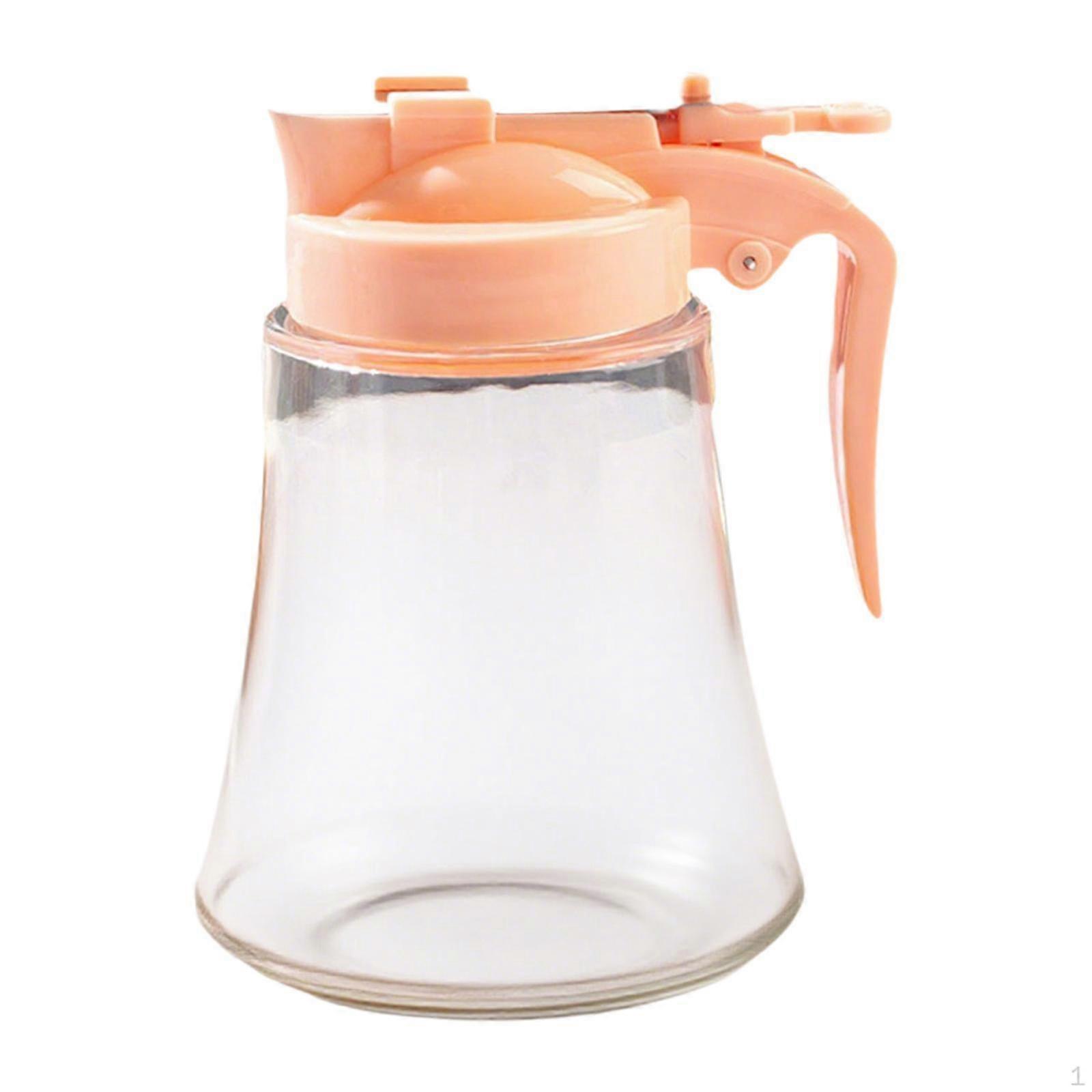 Compact Oil Dispenser Bottle Kitchen Accessories Pump Condiment Container Honey Pot Button