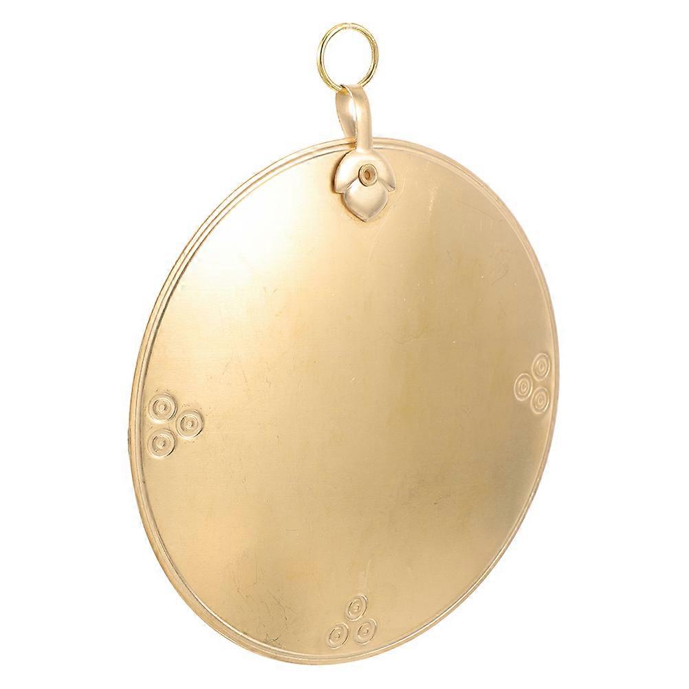 Copper Mirror Small Round Decoration for Entryway