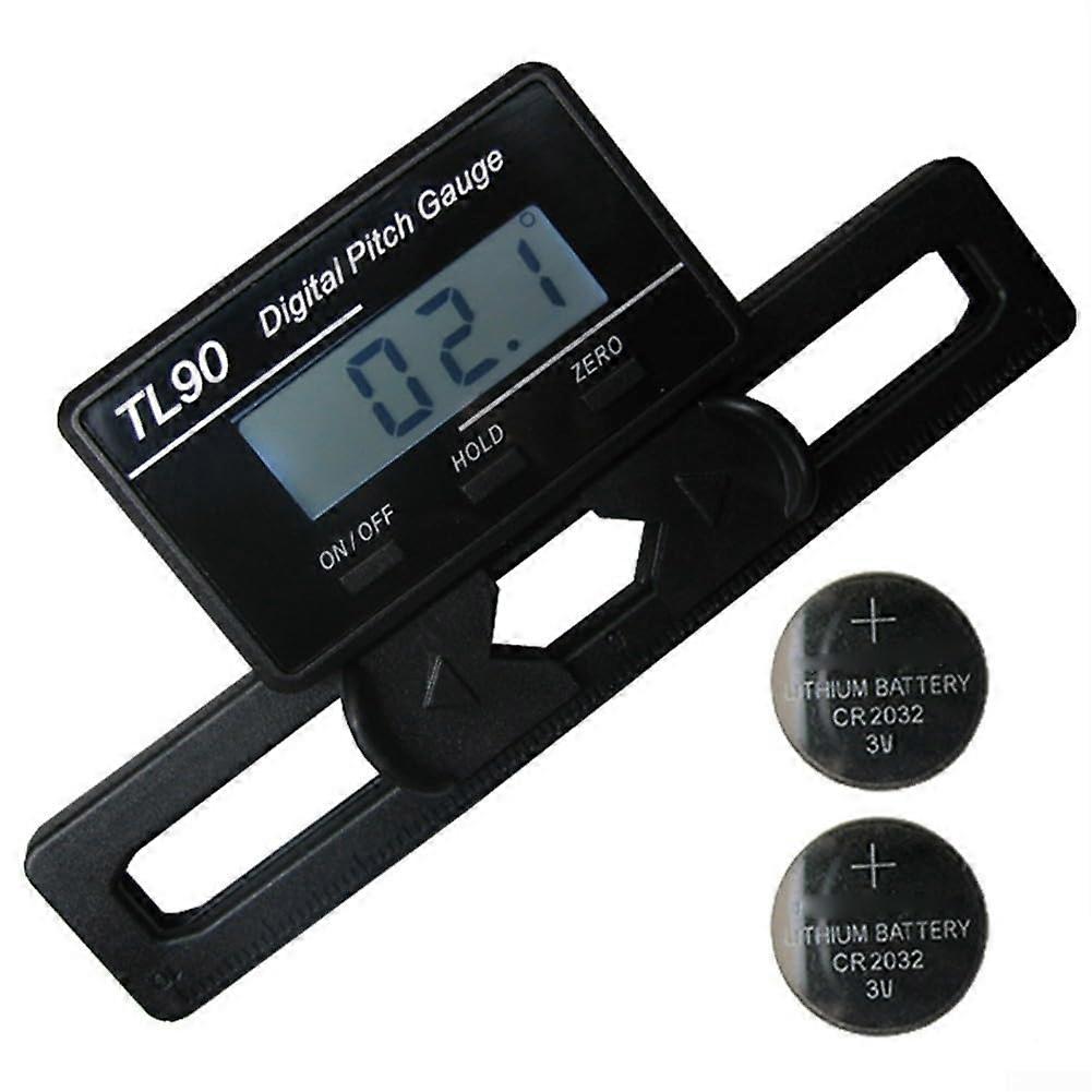Helicopter Pitch Gauge Digital Angle Meter with Gyroscope Altitude Detection and LCD Display
