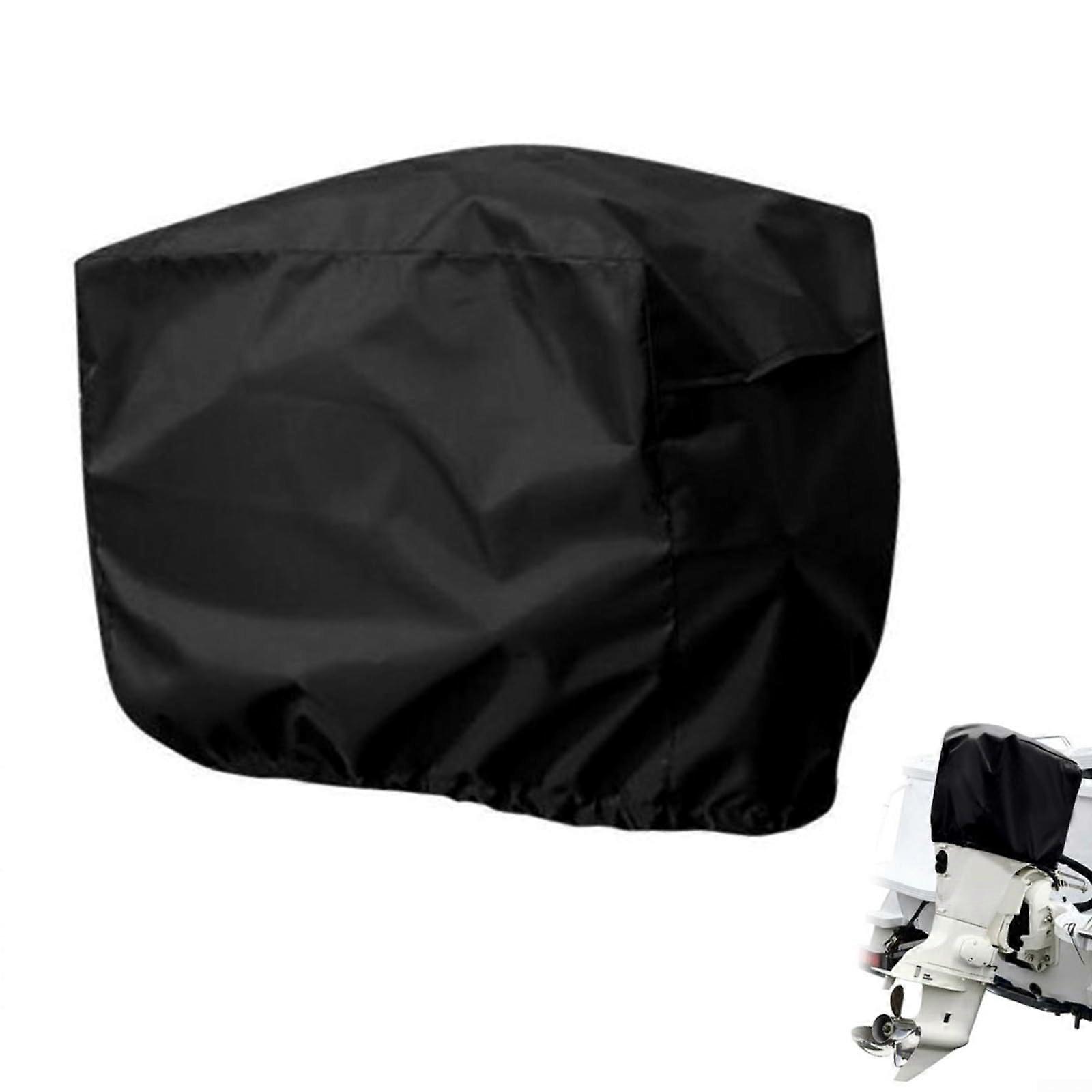 Waterproof Outboard Motor Cover 1530HP 210D Polyester with QuickRelease Buckle for Boat Engine