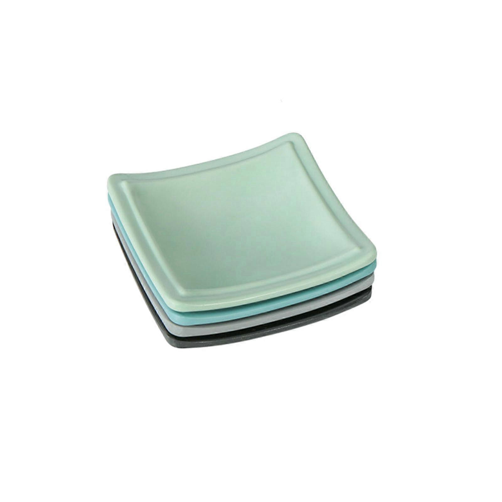 2pcs Matte Ceramic Divided Serving Platter, Nordic MultiGrid Appetizer Plate, Microwave Safe