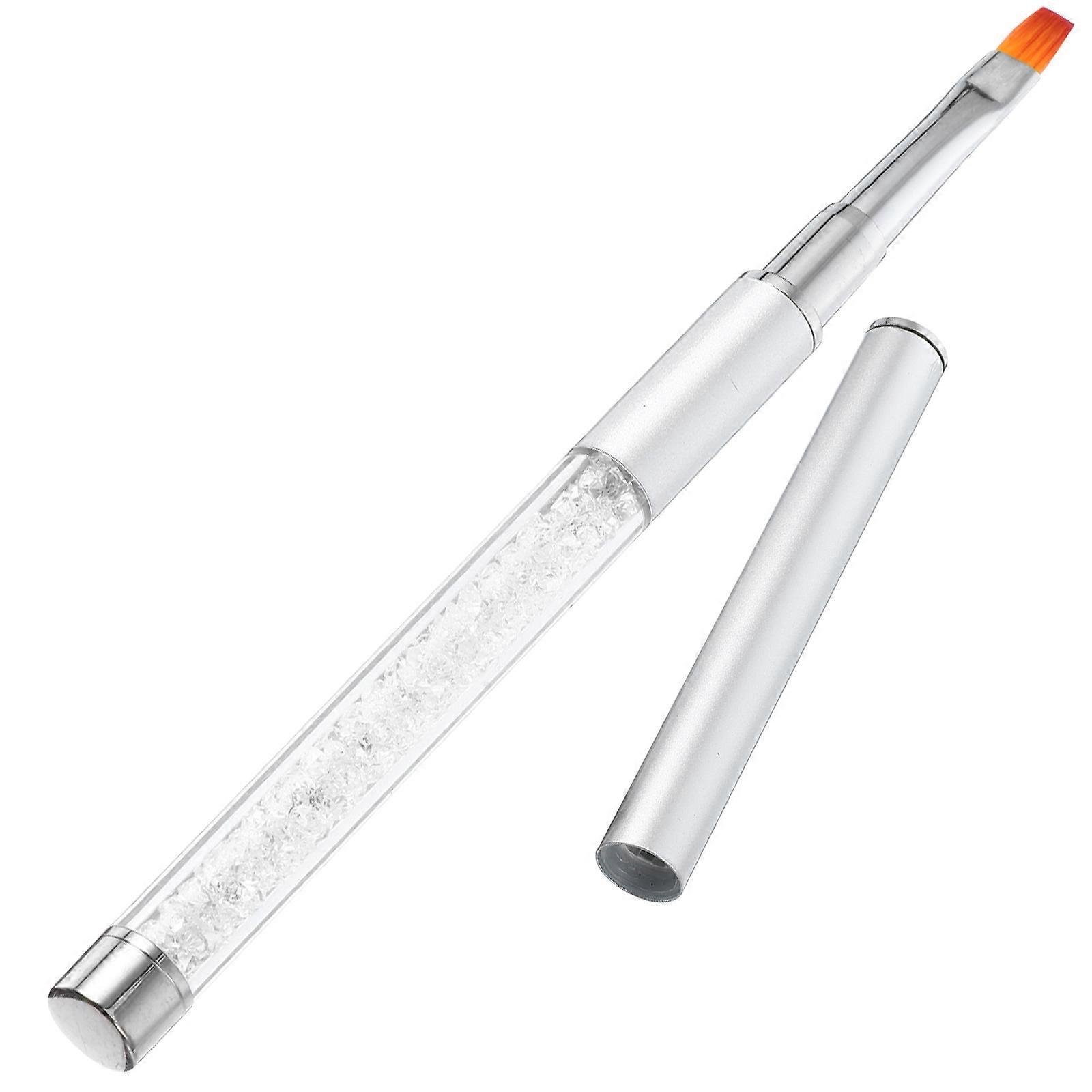 Nail Brush Pen for Nail Art Silver Carving Tool