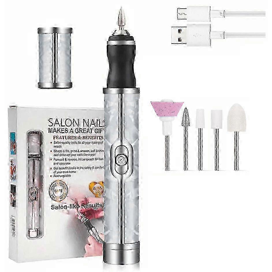 2025 Nail Polisher, Handheld Usb Type, 4-Speed Adjustable Polisher