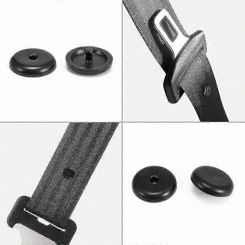 20PCS Black Plastic Seat Belt Clip Stoppers