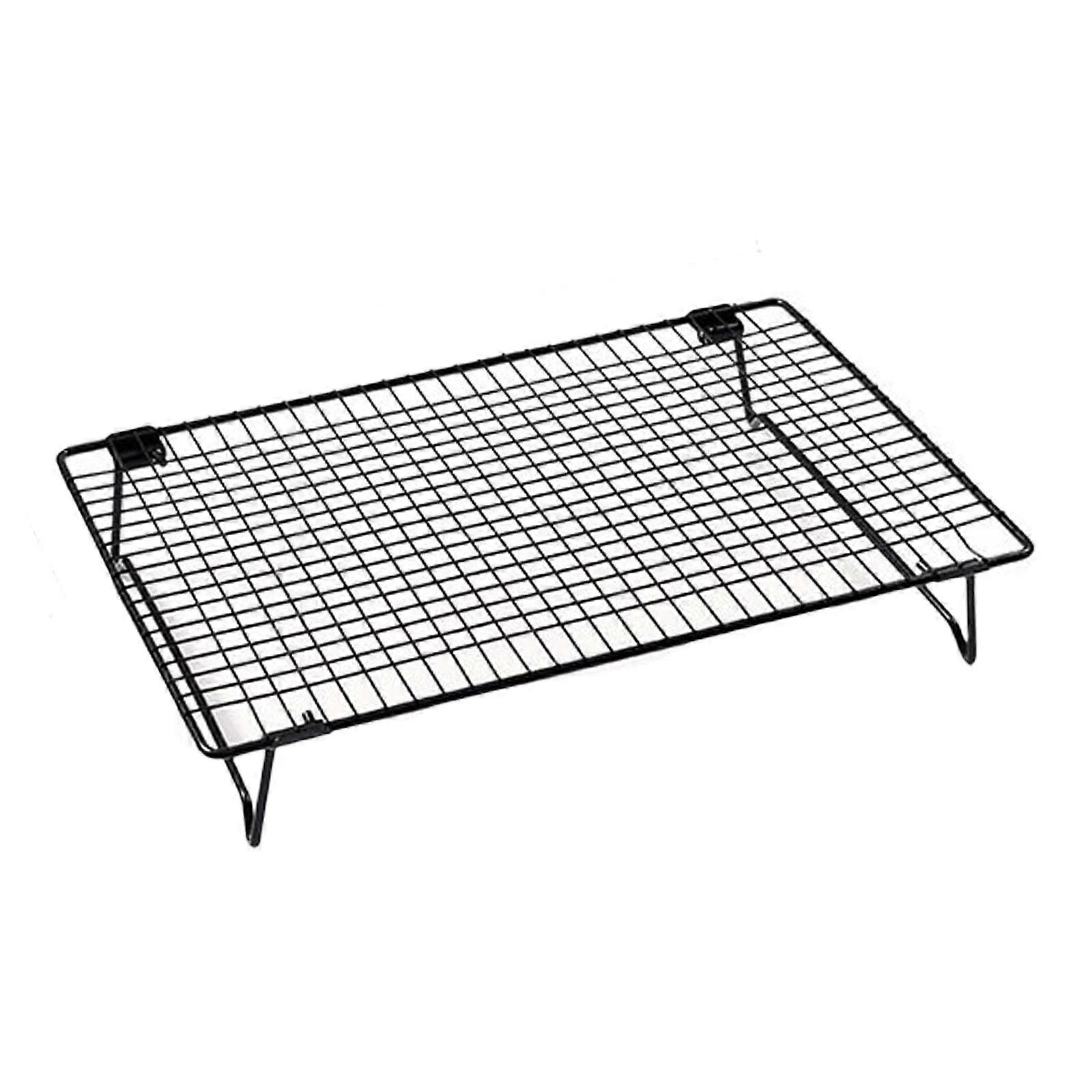 Heavy Duty Baking Rack Cooling Racks Stainless Steel Stackable Cooling Rack Offers Versatile Functionality Black