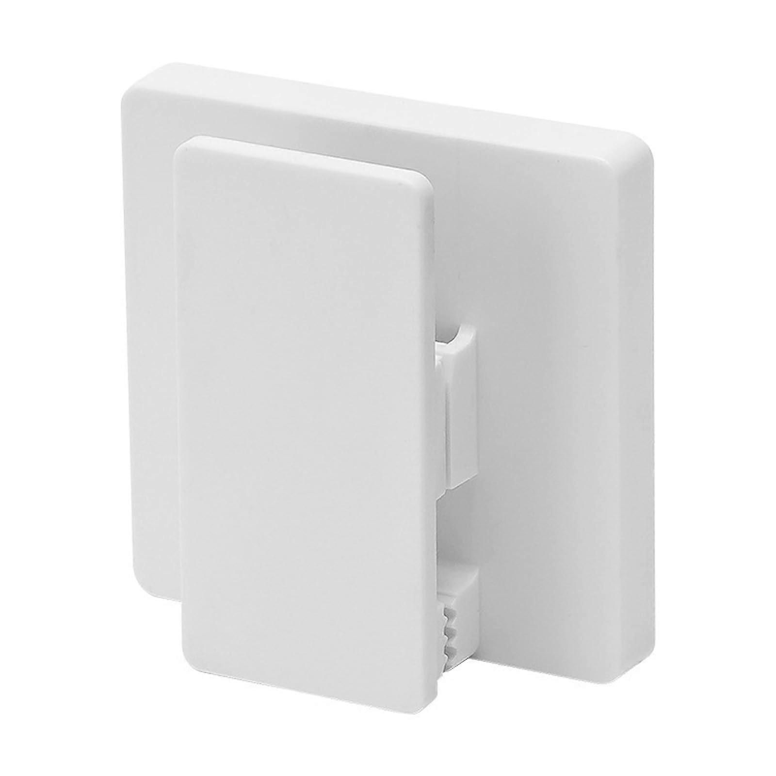 Bathroom Wall Storage Hooks Adhesive Organizer NoDrill Waterproof Rack for Renters White