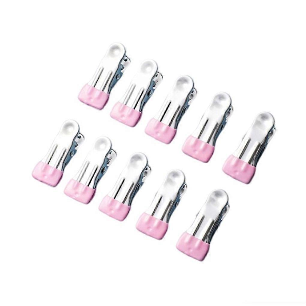 10Pcs Clothes Drying Hanger Multi-functional Daily Fixed Clamps Clothespins