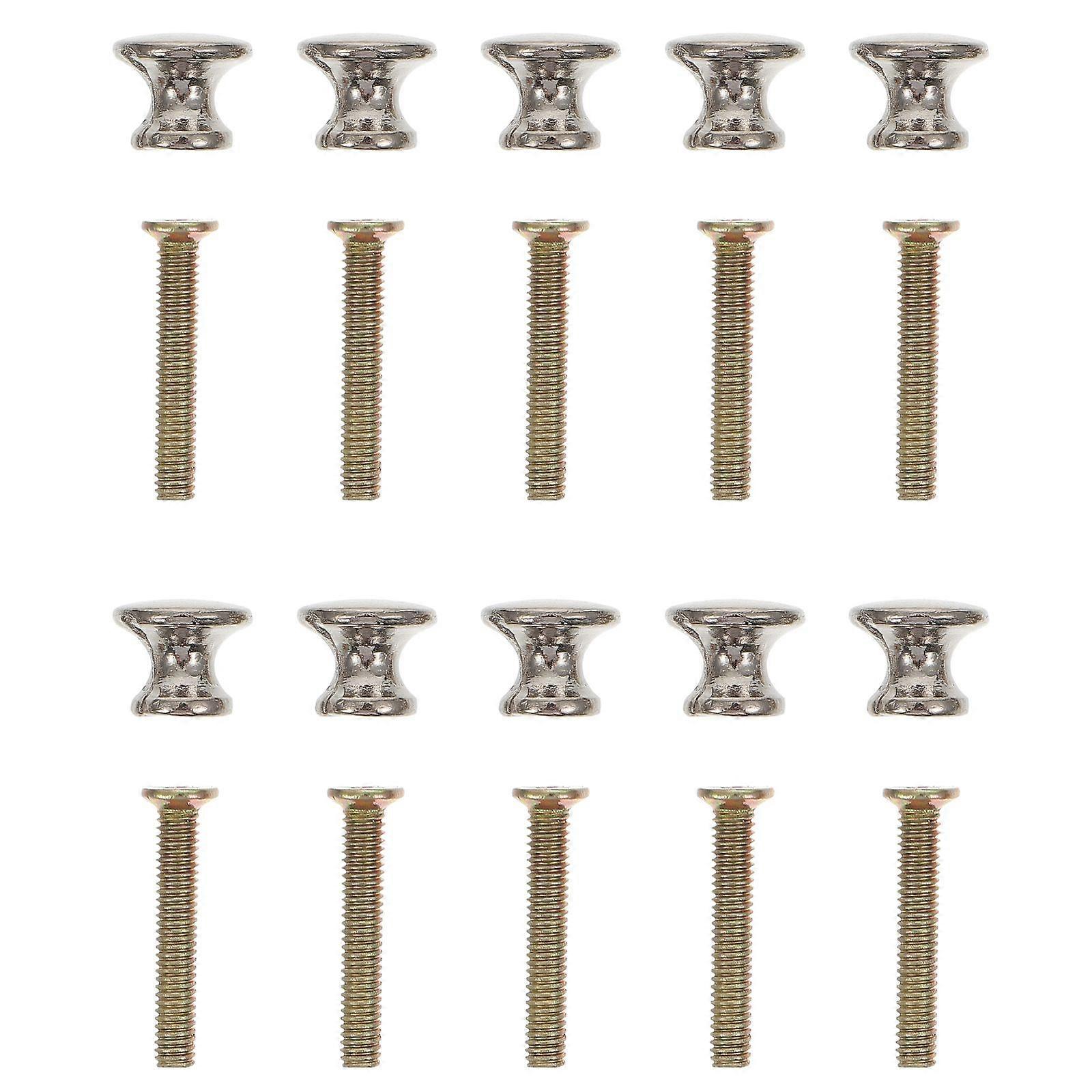 20 Sets Small Mushroom Knobs Cabinet Knobs Mini Alloy Mushroom Shape Knobs