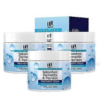 3X Creme para Dermatite Seborreica, Shampoo Anti Fúngico- Cuidado Nutritivo, Tratamento do Couro Cabeludo para Psoríase, Foliculite, Couro Cabeludo Seco, Anti-Coceira