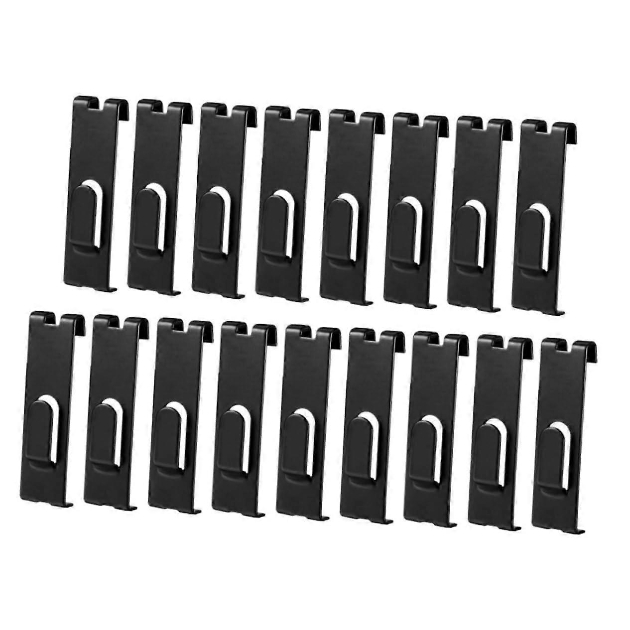 Grid Wall Hooks 15pcs Heavy Duty Metal Hangers for Wire Grid Panel Display and SpaceSaving Storage