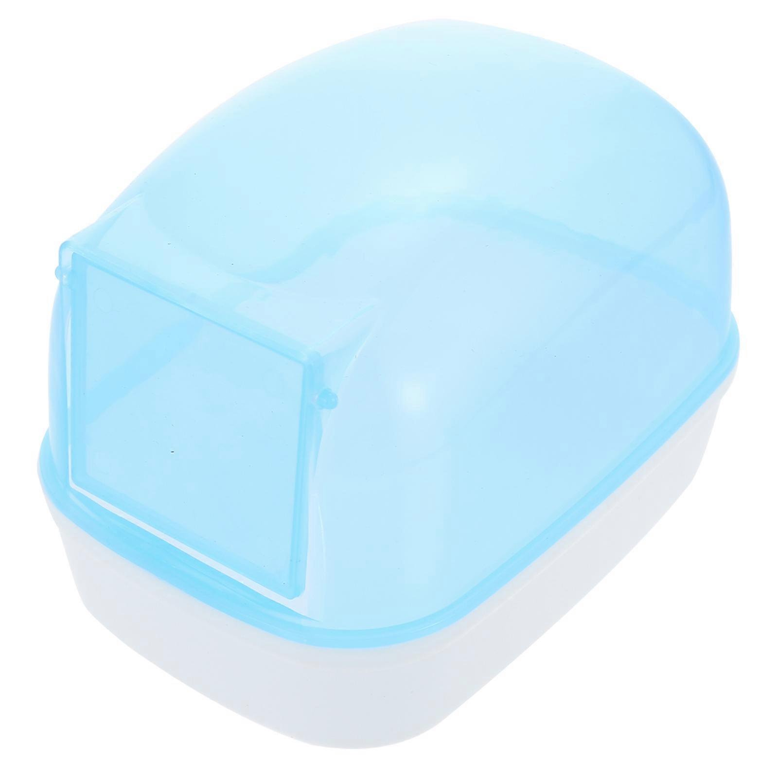 Plastic Hamster Bath Container Hamster Tub for Bathing 2Pcs Household