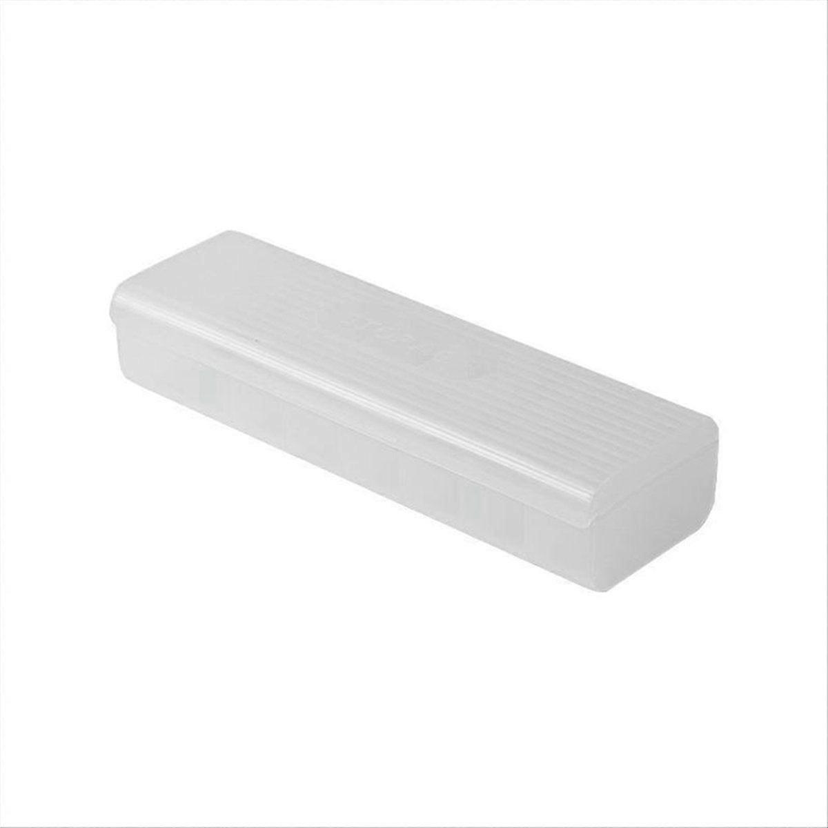 B-Transparent Data Cable Storage Box Plastic Data Line Storage Container for Desk Headset Stationery Storage