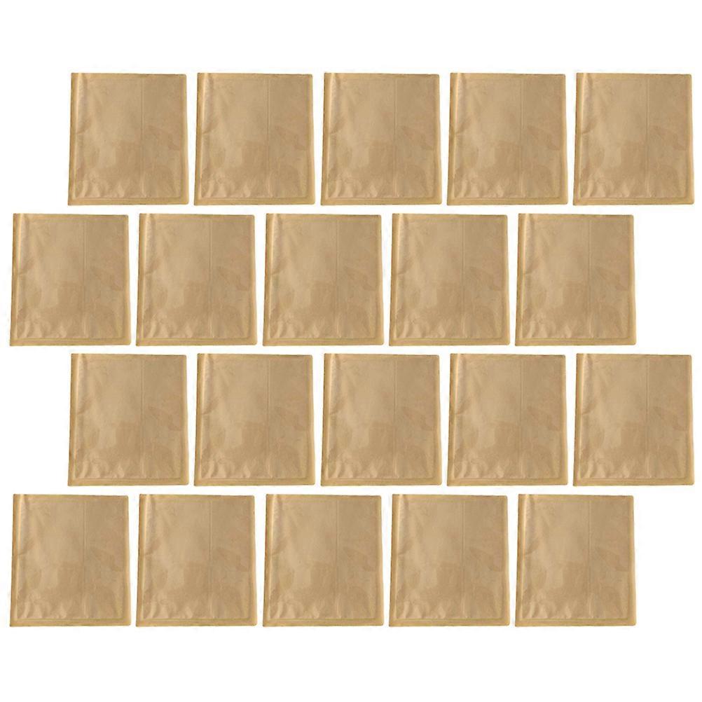 Brown Transparent Window Bread Bags for Packing 100Pcs