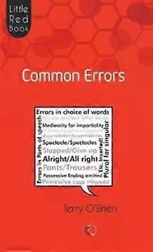 Little Red Book Of Common Errors - Terry OBrien